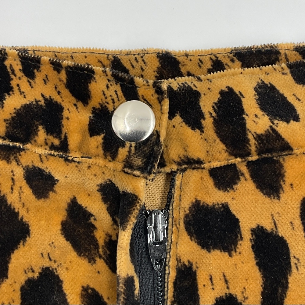 Tripp NYC RARE Vintage 80’s Punk Leopard Print Faux Fur Mini Skirt Small Altered - Picture 13 of 16
